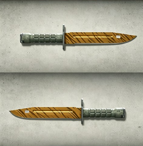 刺刀（★ StatTrak™） | 虎牙 (崭新出厂)